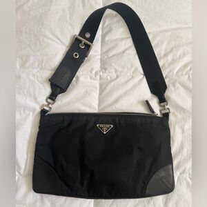 Prada buckle belt shoulder bag Fanny pack